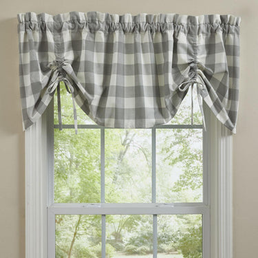 Wicklow Check Valance - Farmhouse Dove Park designs - The Fox Decor